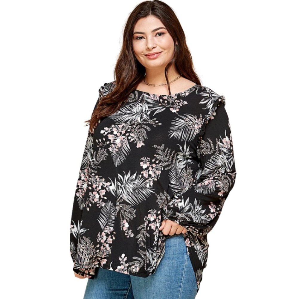 Charming Floral Top by Shopin LA